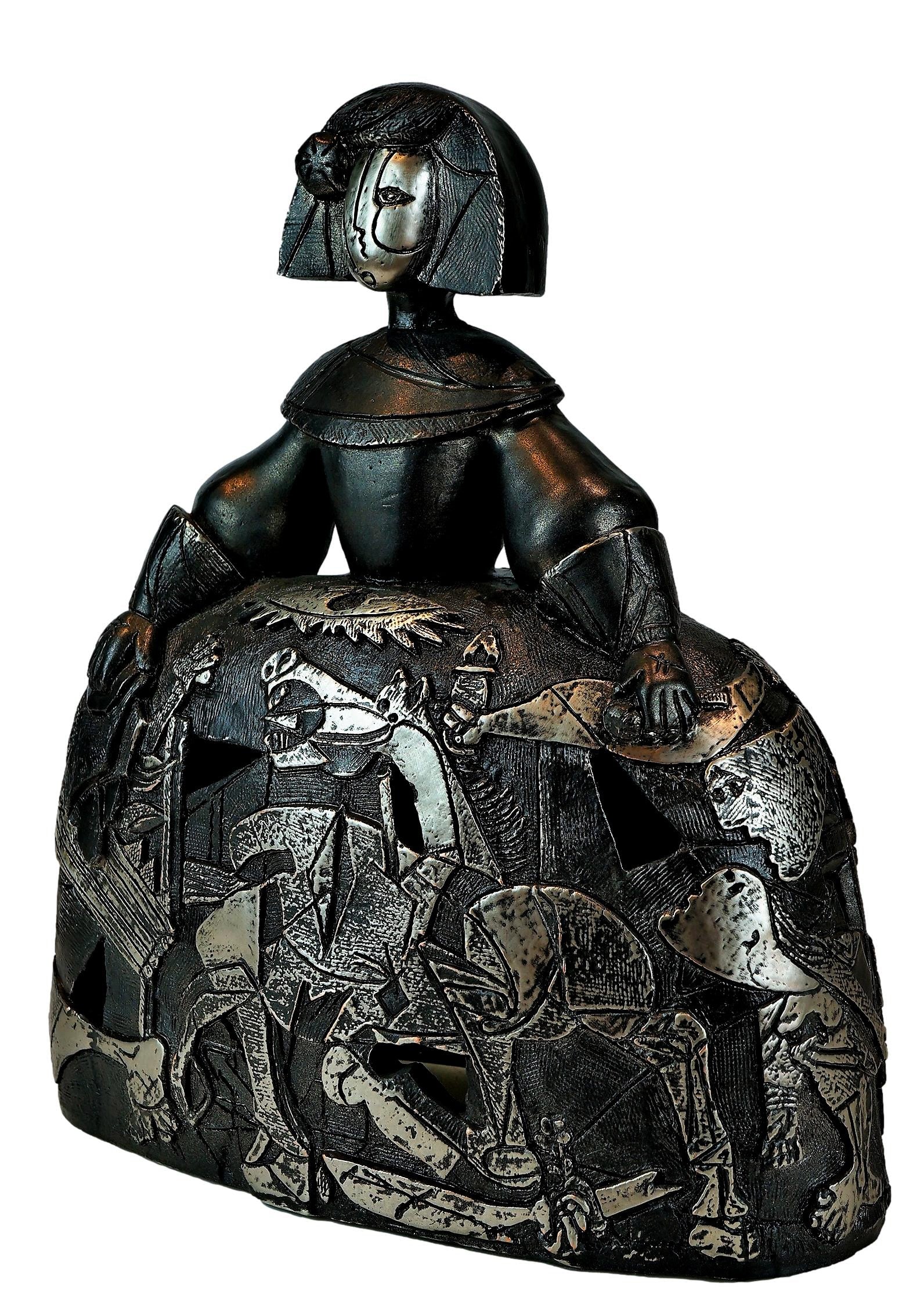 Große Menina Nickel-Finish