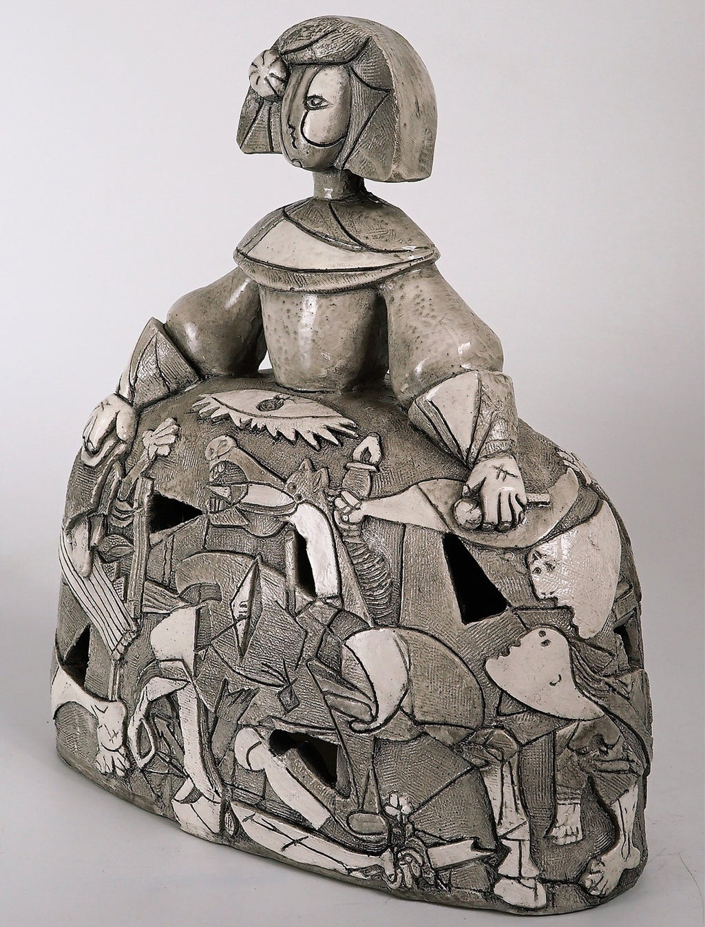 Mittelweiß/Schwarze Menina