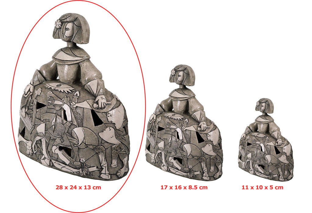 Mittelweiß/Schwarze Menina