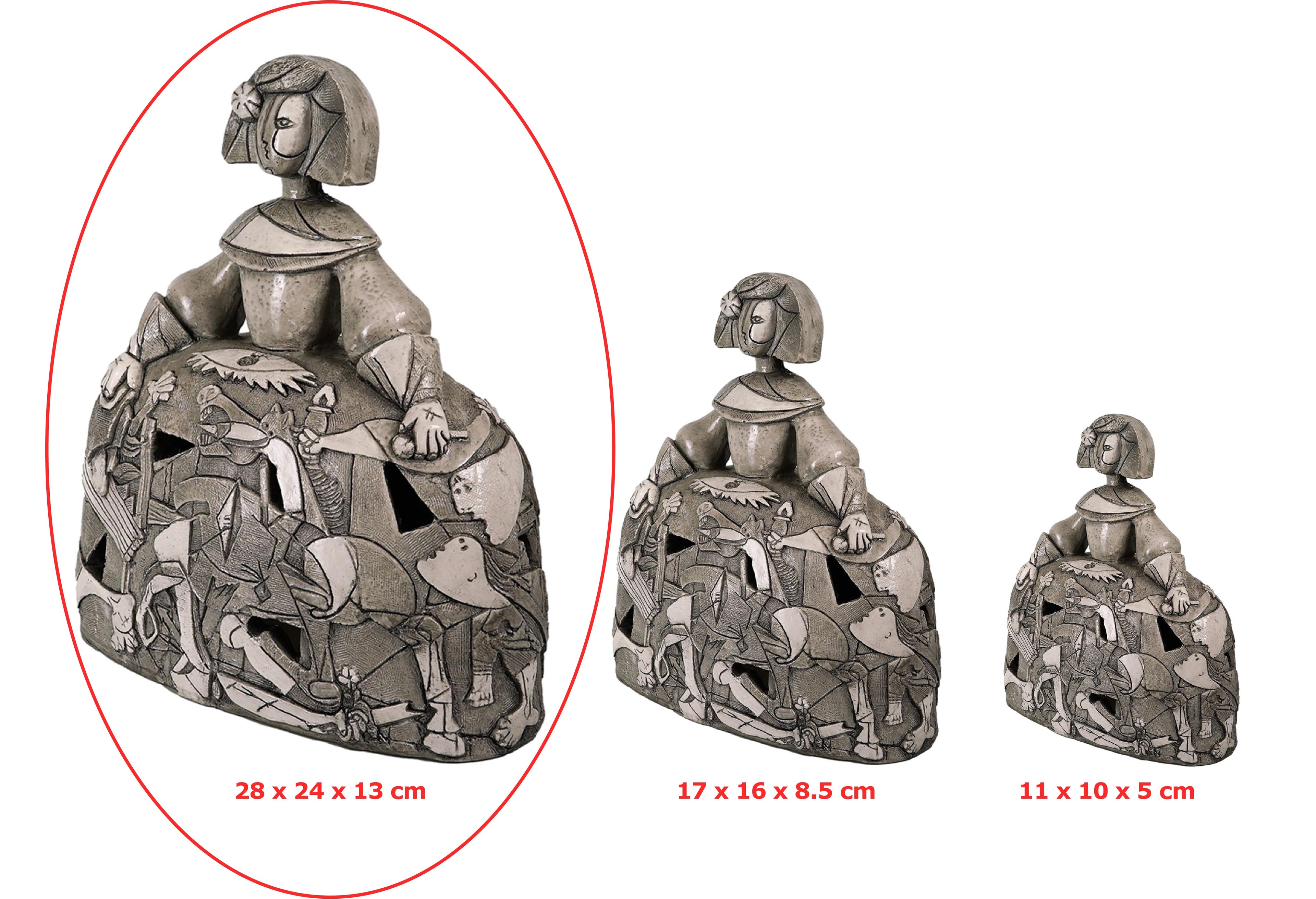 Mittelweiß/Schwarze Menina