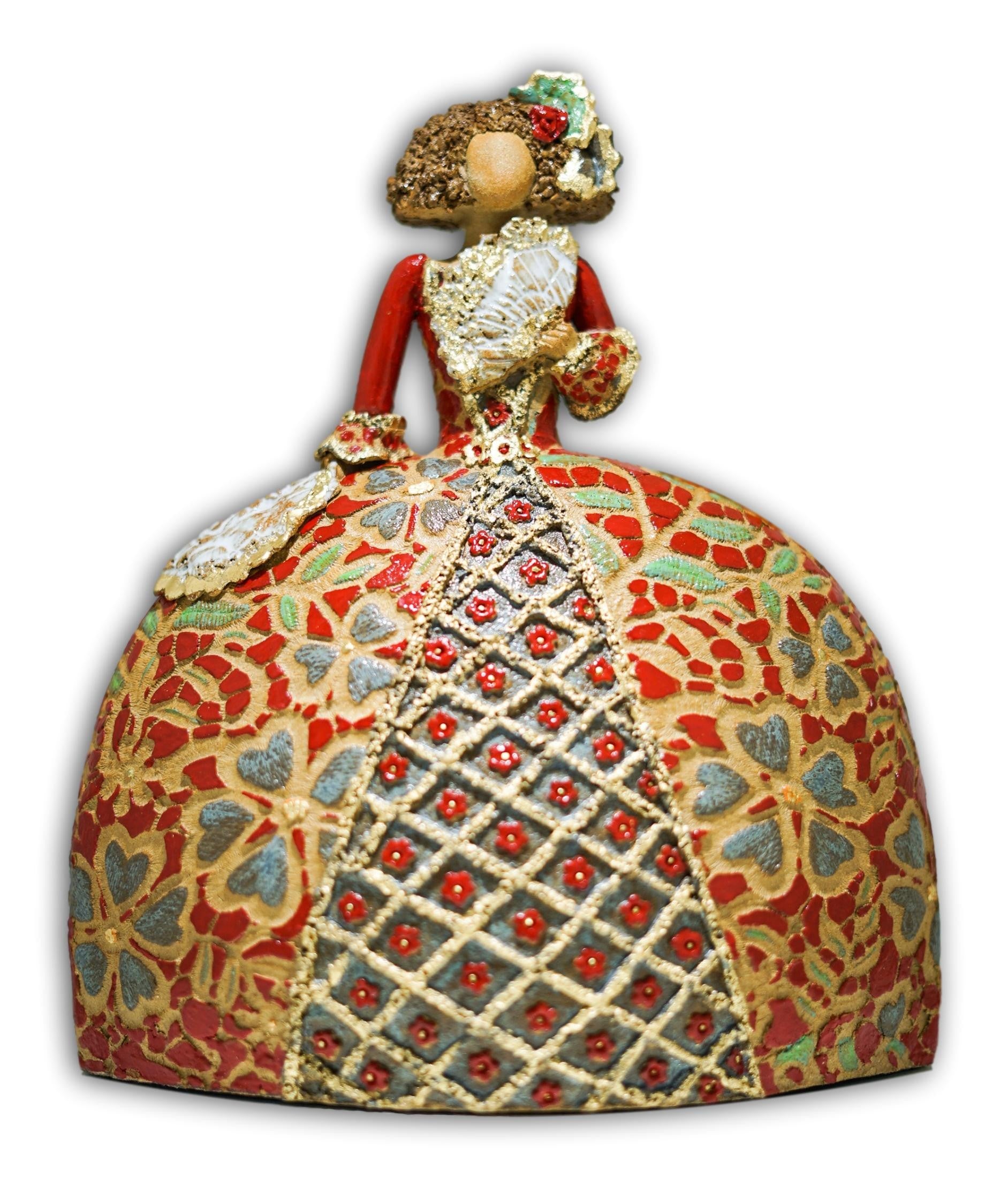 Menina pieza �nica, ref 122 Flores rojo